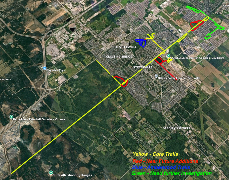 Map of Trail Network